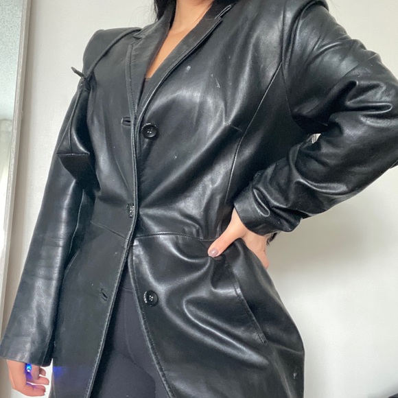 DANIER Genuine Leather Coat -Size S - Picture 12 of 12